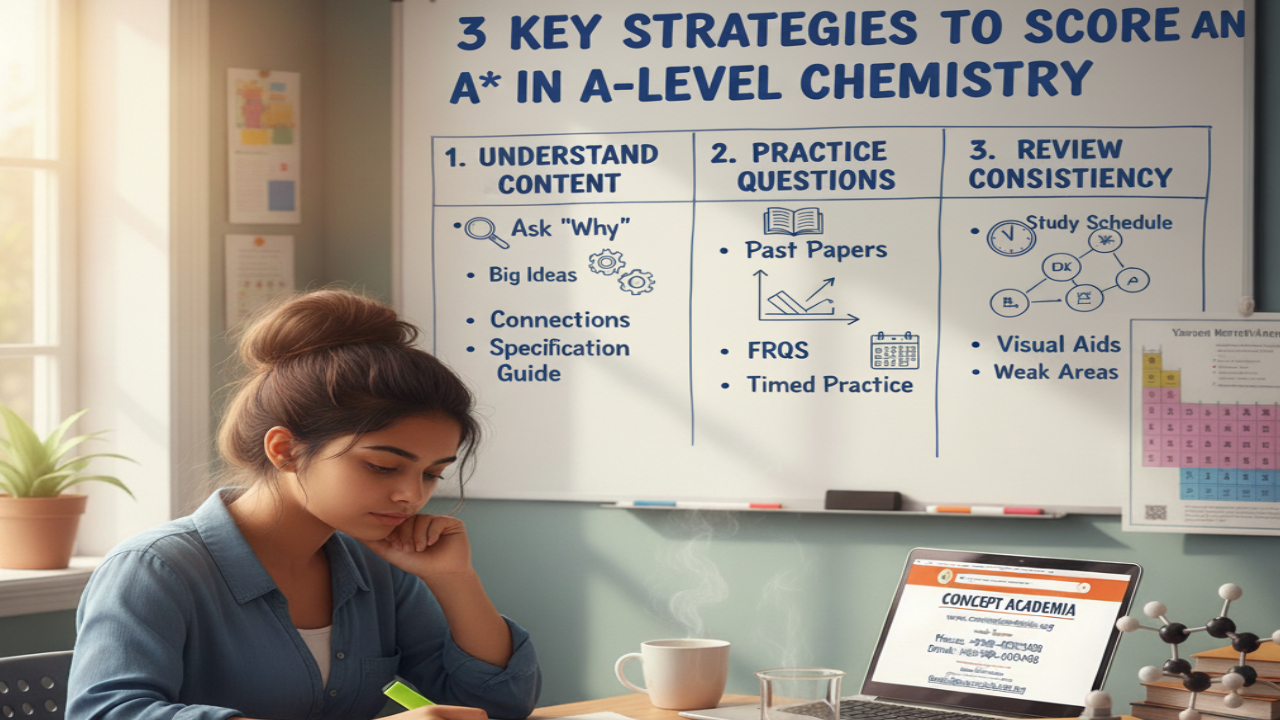 3 Key Strategies to Get an A★ in A-Level Chemistry